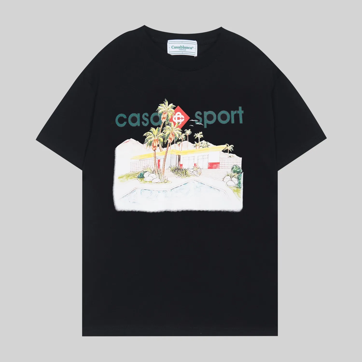 G # Casablanca* 2023 New Arrival T ， ， 。 ， 。 ， 。 ：Black White， S_XXXL ，